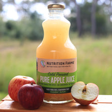 Load image into Gallery viewer, PURE APPLE JUICE *1L - ORGANIC COLD PRESSED (Not For Post Shipping)