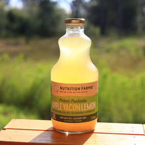 PURE YACON APPLE LEMON JUICE *1L - ORGANIC COLD PRESSED (Not For Post Shipping)