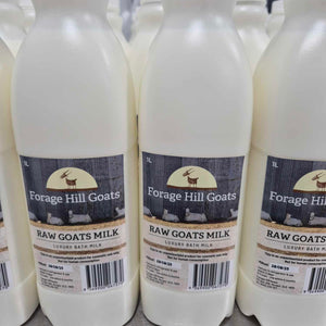 RAW GOATS MILK *1L FROZEN - GRASS FED (FORAGE HILL GOATS)