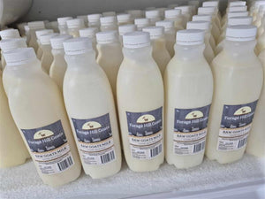 RAW GOATS MILK *1L FROZEN - GRASS FED (FORAGE HILL GOATS)