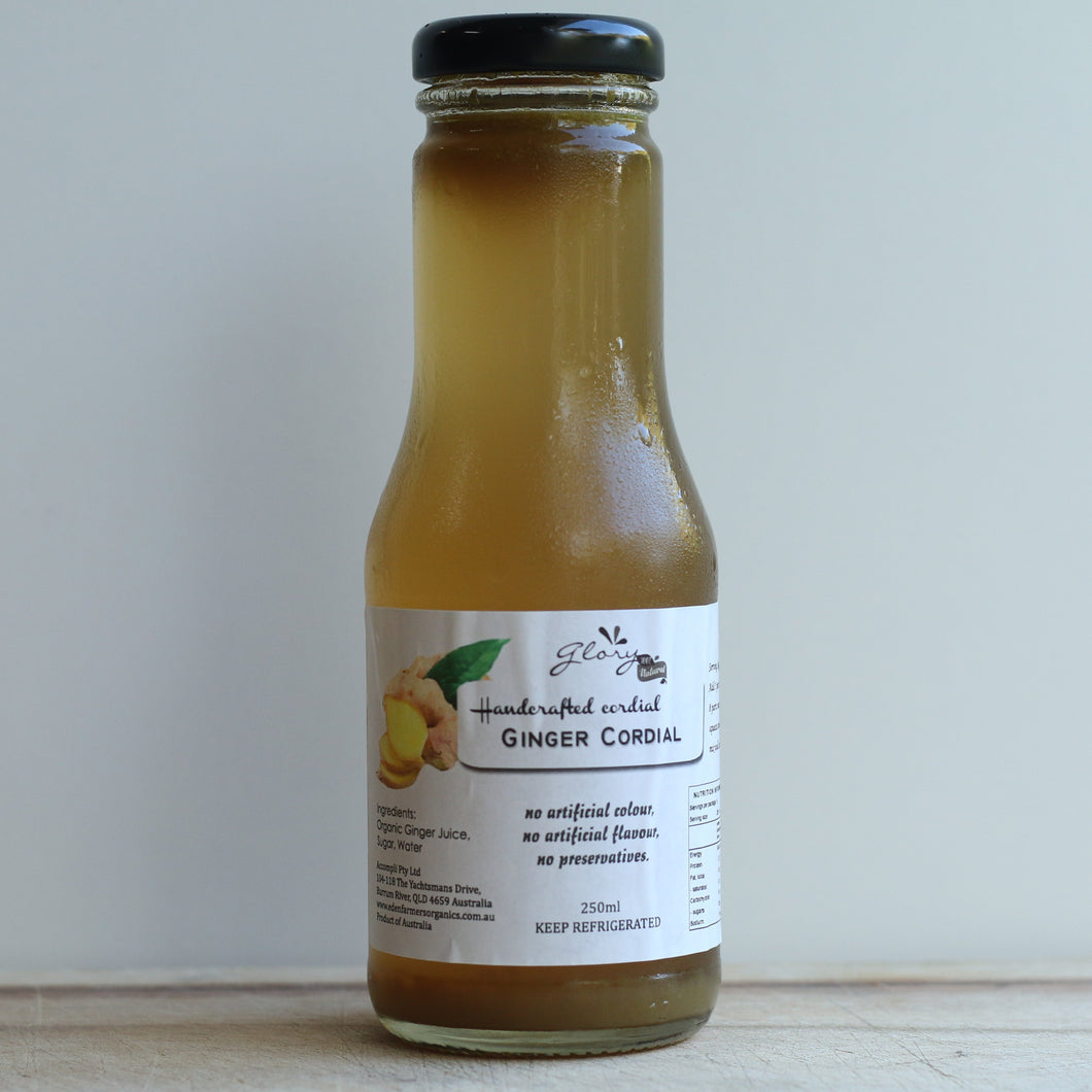 GINGER SYRUP CORDIAL 250ml