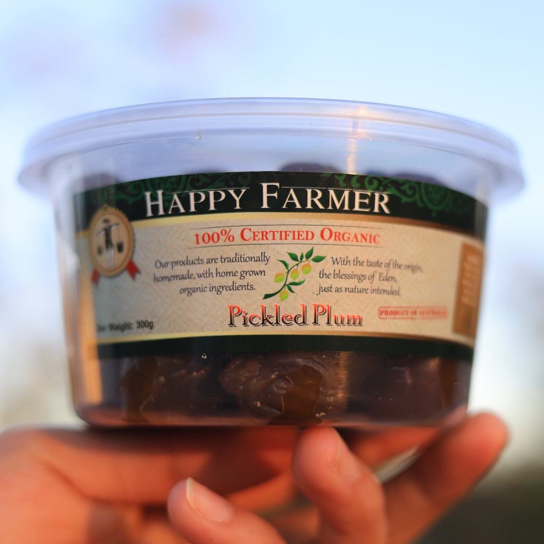 Pickled Ume Plum - Certified ORGANIC (HAPPY FARMERS)