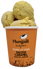將圖片載入圖庫檢視器 SALTED CARAMEL ICE CREAM L/F *475ML - ORGANIC BIODYNAMIC (MUNGALLI CREEK)
