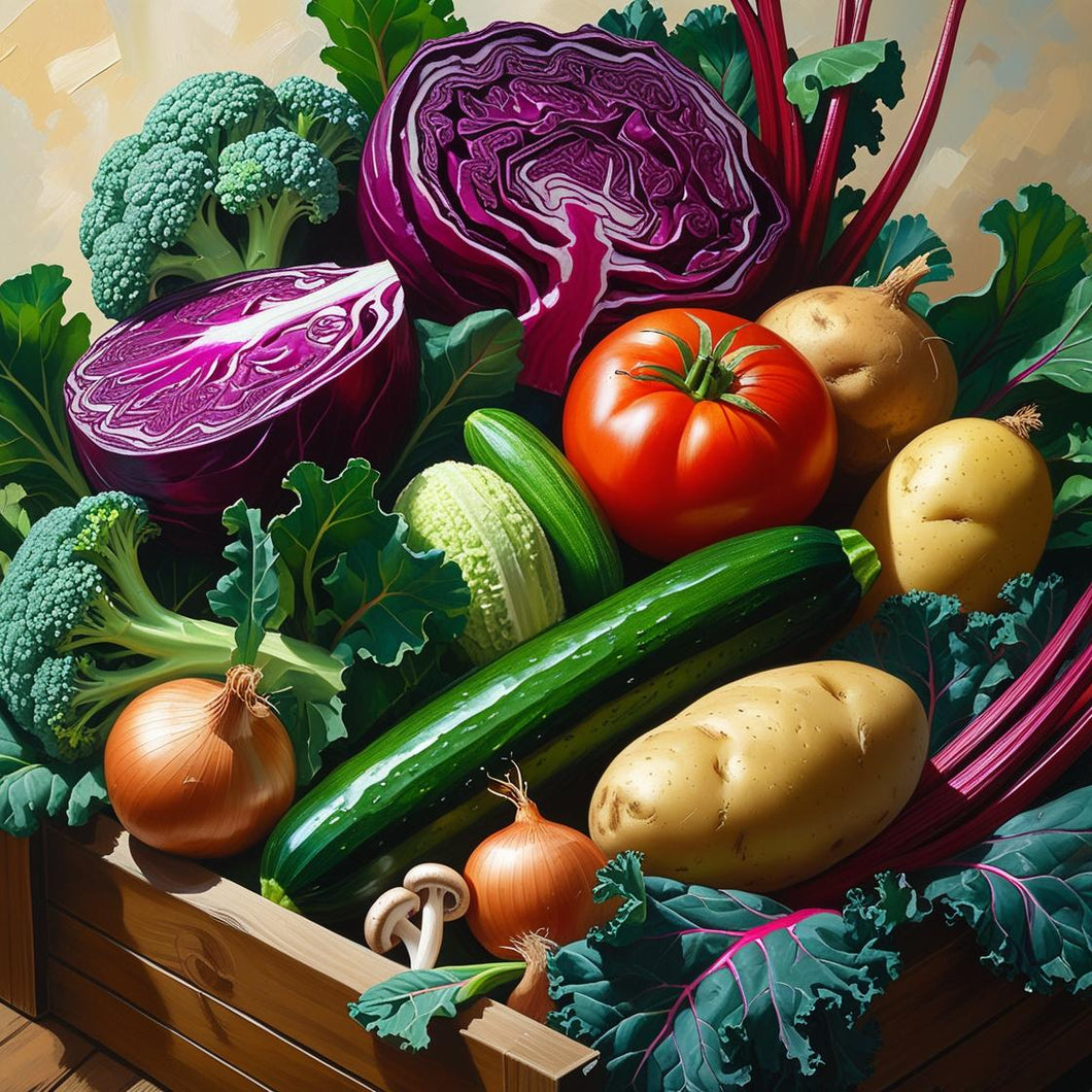 #3 ORGANIC VEGGIES Box $80 - Large