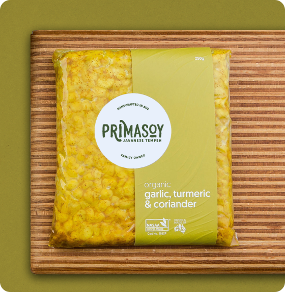 TEMPEH Garlic Turmeric Coriander - CERTIFIED ORGANIC