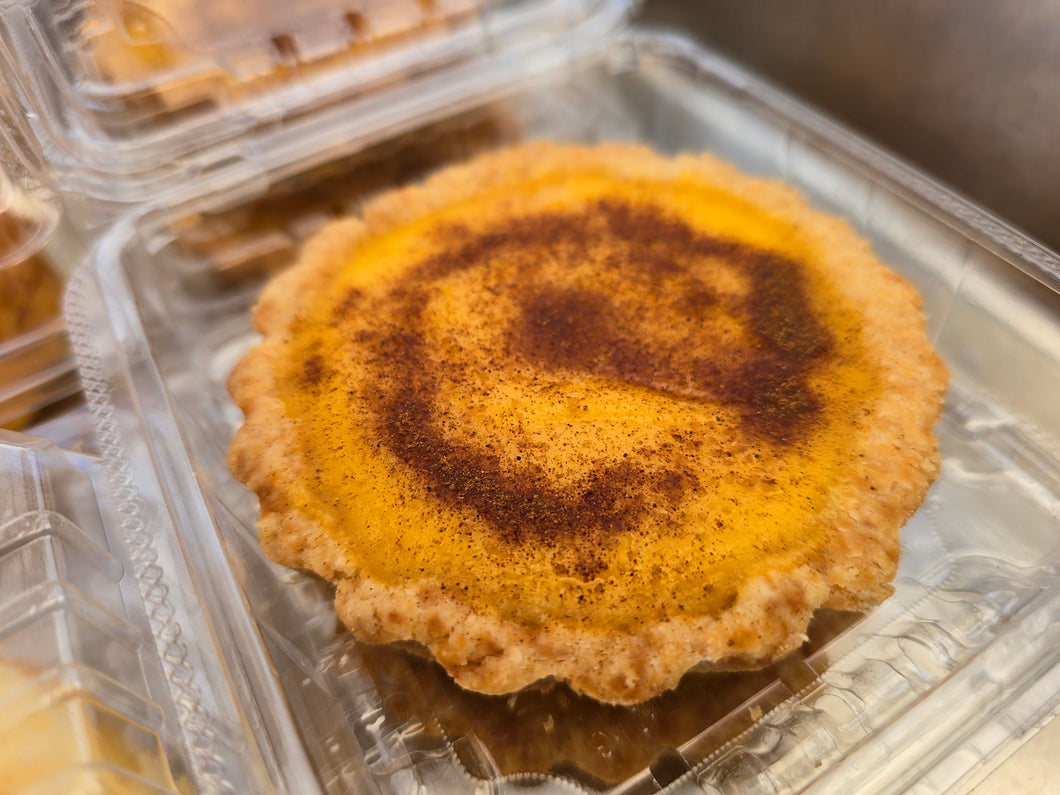 HOMEMADE APRICOT CUSTARD TART