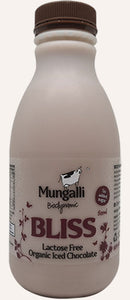 BLISS ICED CHOCOLATE MILK LACTOSE FREE *500ML - ORGANIC BIODYNAMIC (MUNGALLI CREEK)