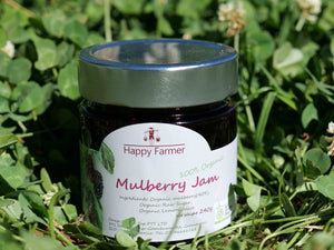 MULBERRY JAM - CERTIFIED ORGANIC (HAPPY FARMERS) (EXP: AUG 2024)